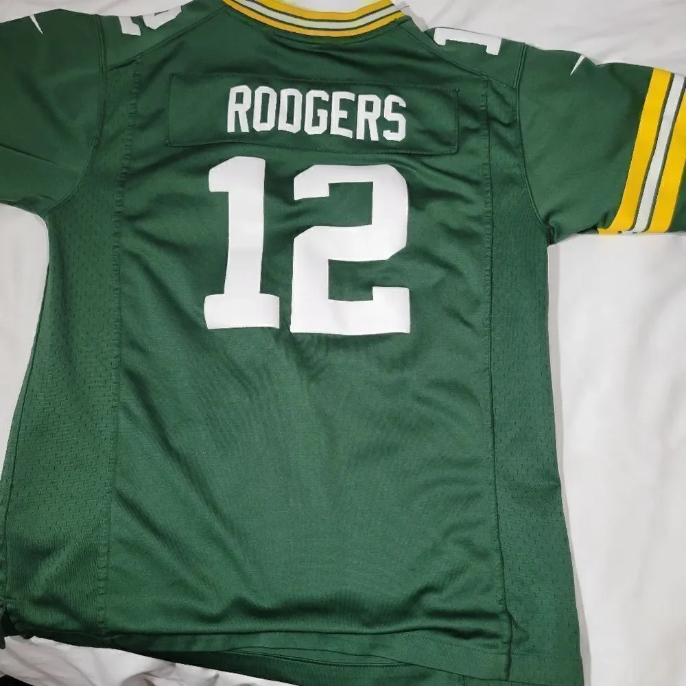 Aaron Rodgers' Greenbay packers youth jersey